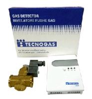 Detector gaz cu electrovana alama 3/4'' TECNOGAS